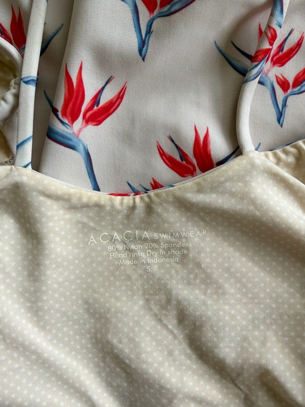 Acacia swimwear birds of paradise one piece - Picture 4 of 8